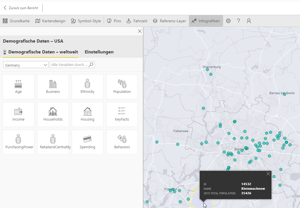 Living Atlas in Power BI Plus